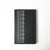 Batik-Inspired Journal & Pen - Black Anyam