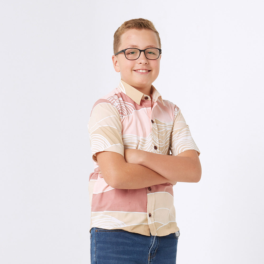(SALE) Boy's Batik Shirt - Dawn Bukit