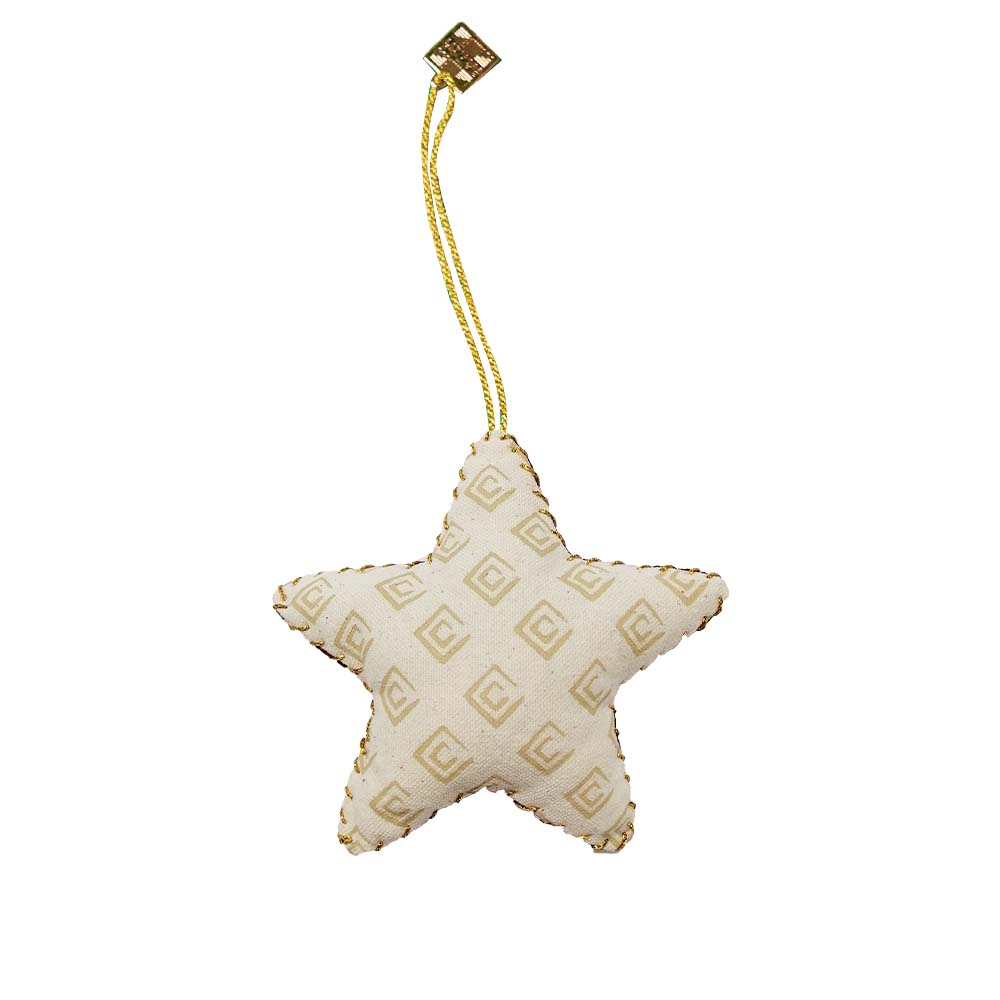 Star Ornament (Reversible) - Crimson Tiger