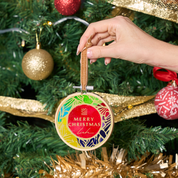 Batik DIY Painting Ornament - Holly Berry