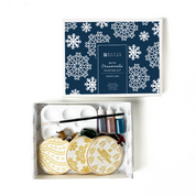 Batik DIY Painting Ornament Kits- Snowflakes