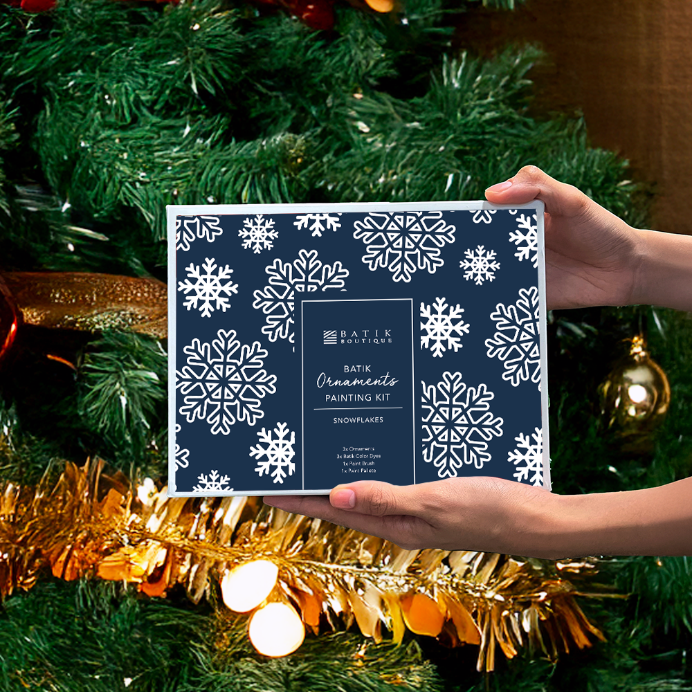 Batik DIY Painting Ornament Kits- Snowflakes