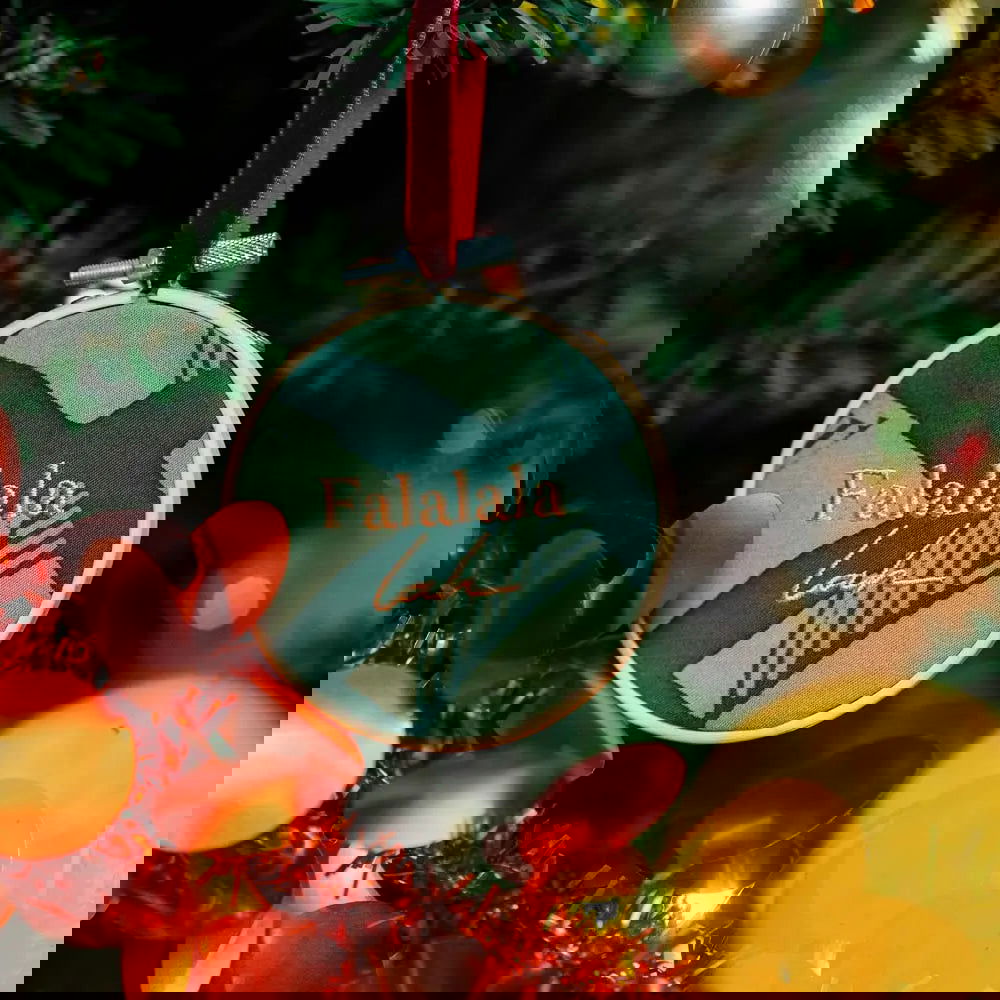 Embroidered Ornaments - Falalala Lah - Batik Boutique