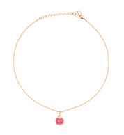 Fugeelah Necklace - Drop (Pink) - Batik Boutique