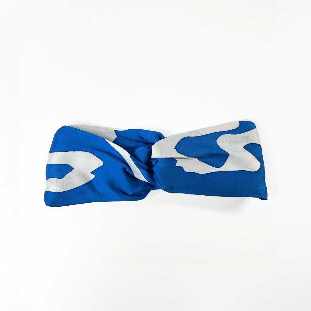 Batik Headband - Blue Rimba