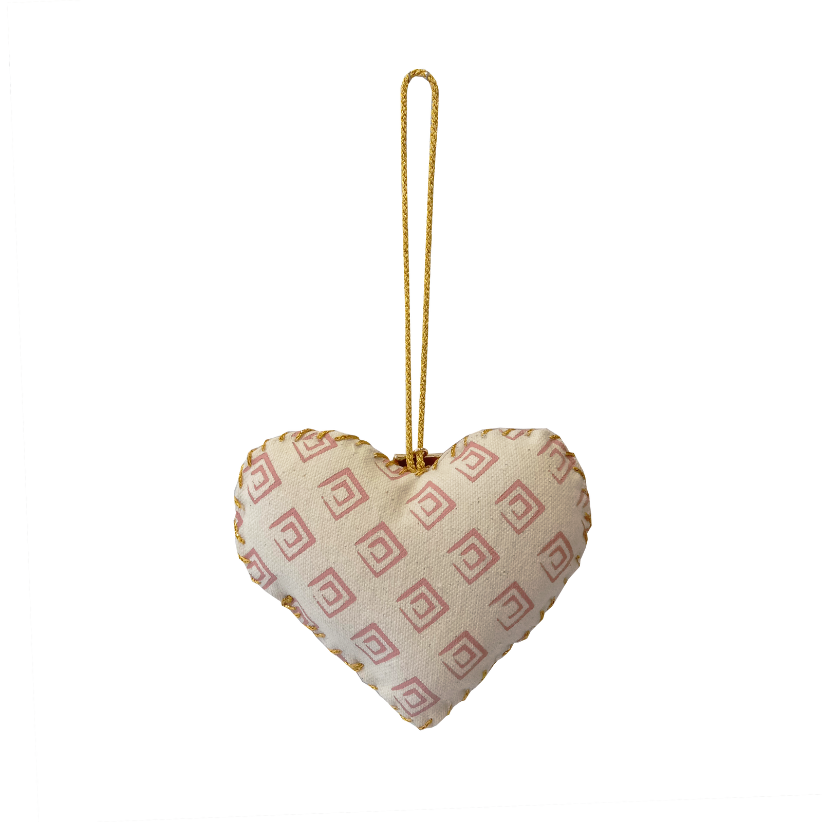 Heart Ornament (Reversible) - Coral Bunga - Batik Boutique