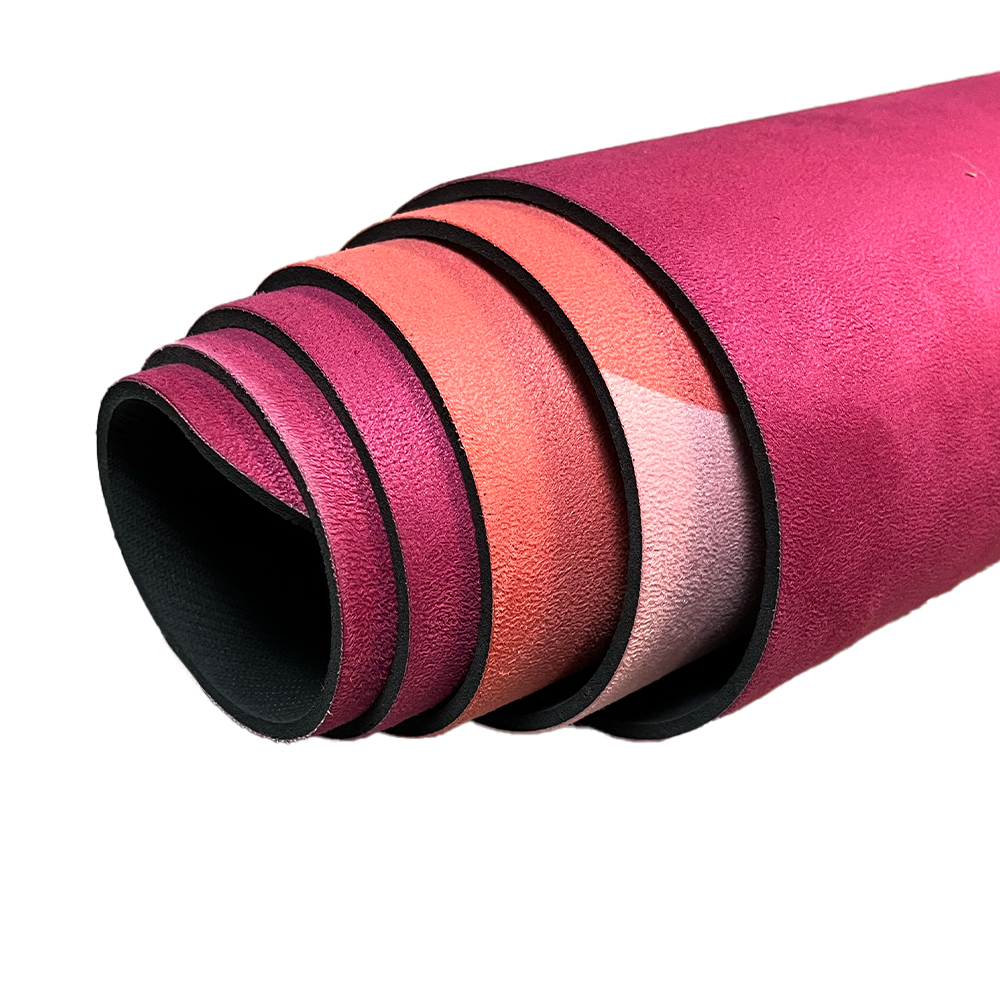Home Yoga Mat - Fuchsia Cat Yogis - Batik Boutique