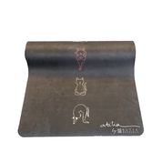 Home Yoga Mat - Jet Cat Yogis - Batik Boutique