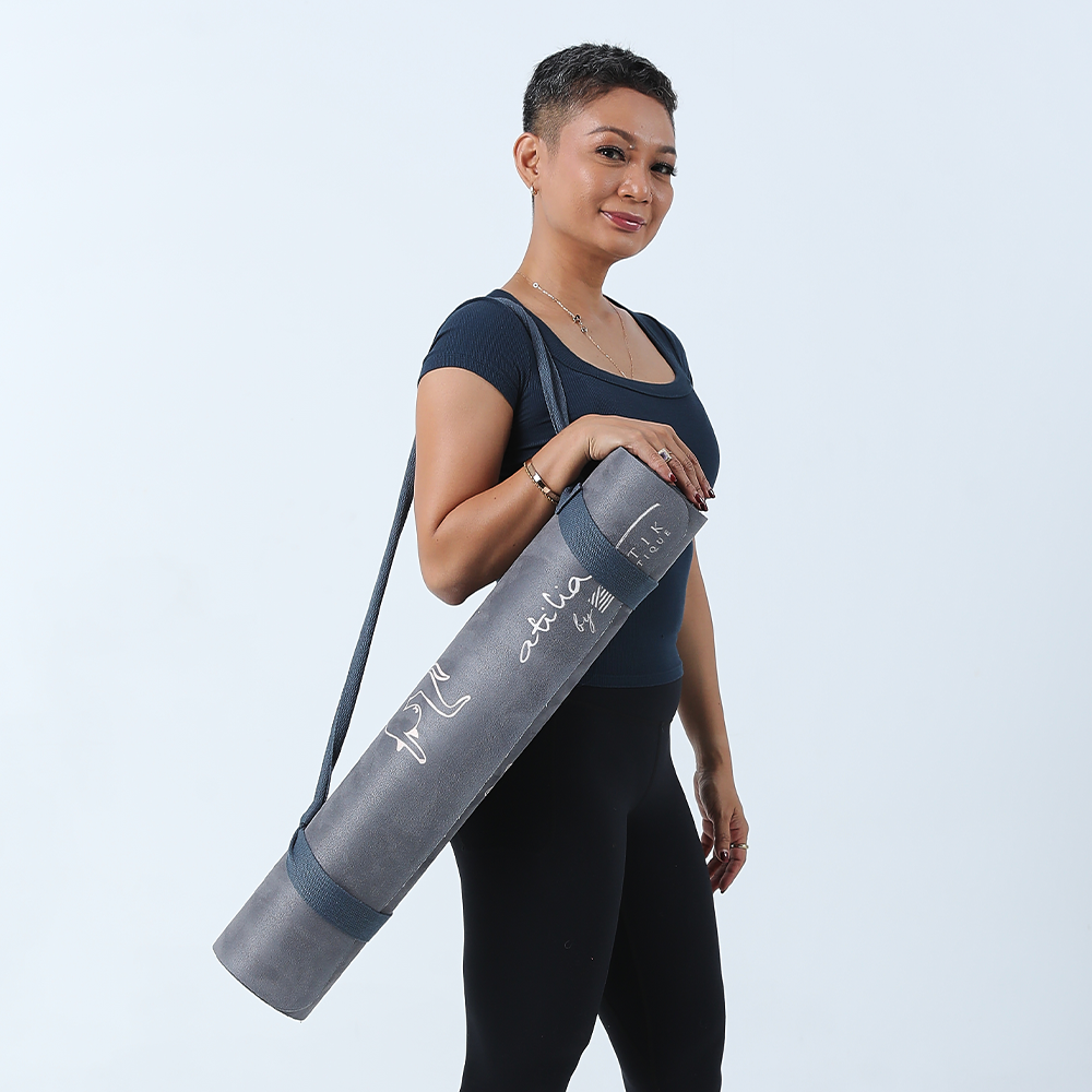 Home Yoga Mat - Jet Cat Yogis - Batik Boutique