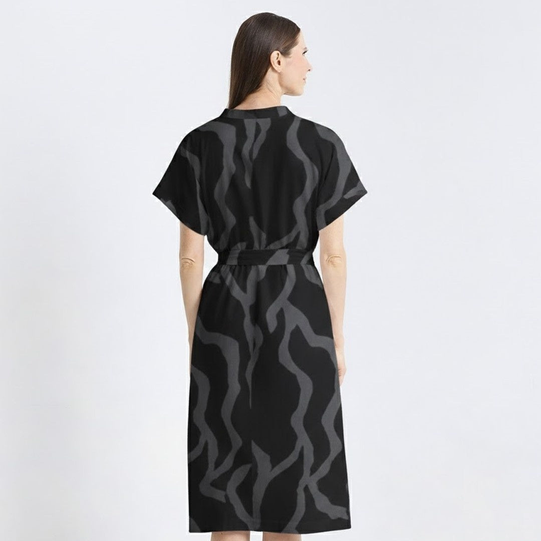 jet chain ayaz dress back view 