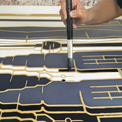 KL Skyline Scarf (Silk Cotton) - Fuchsia Jambu