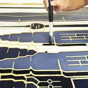 Artisan Close up of Jet Arang