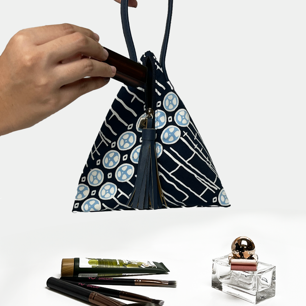 Ketupat Bag - Navy Buluh - Batik Boutique