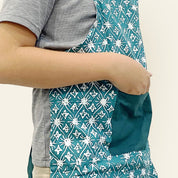 Kid's Batik Apron - Teal Starry - Batik Boutique