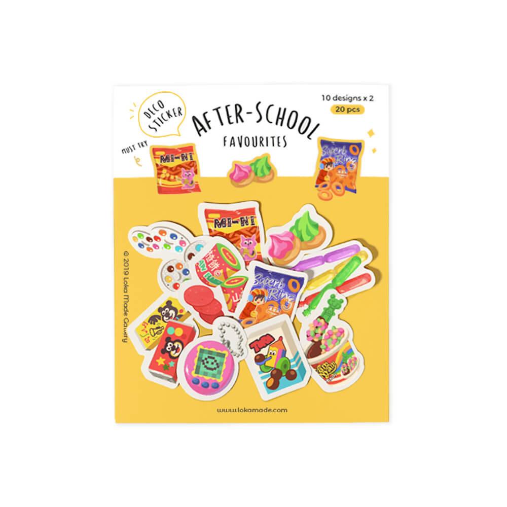 LOKA MADE Deco Sticker - After School Favorites - Batik Boutique
