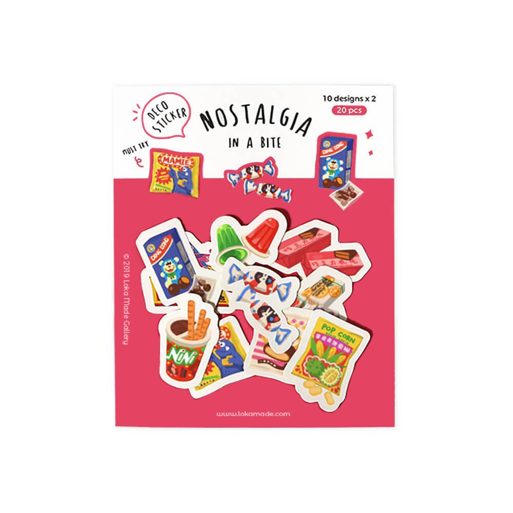 LOKA MADE Deco Sticker - Nostalgia In A Bite - Batik Boutique