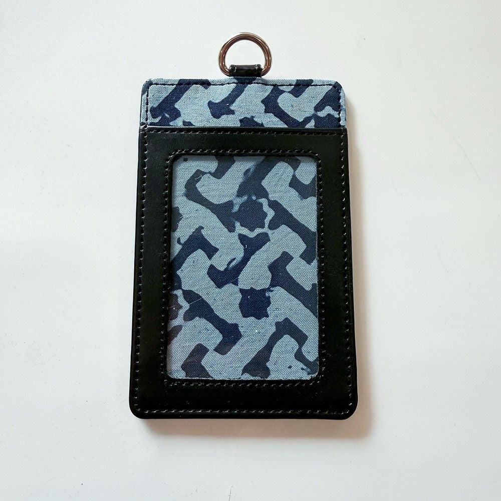 Batik Lanyard and Luggage Tag - Midnight Arabesque