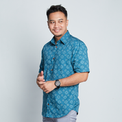 Men's Batik Shirt - Ocean Bintang - Batik Boutique