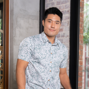 Men's Batik Shirt - Sage Floret - Batik Boutique