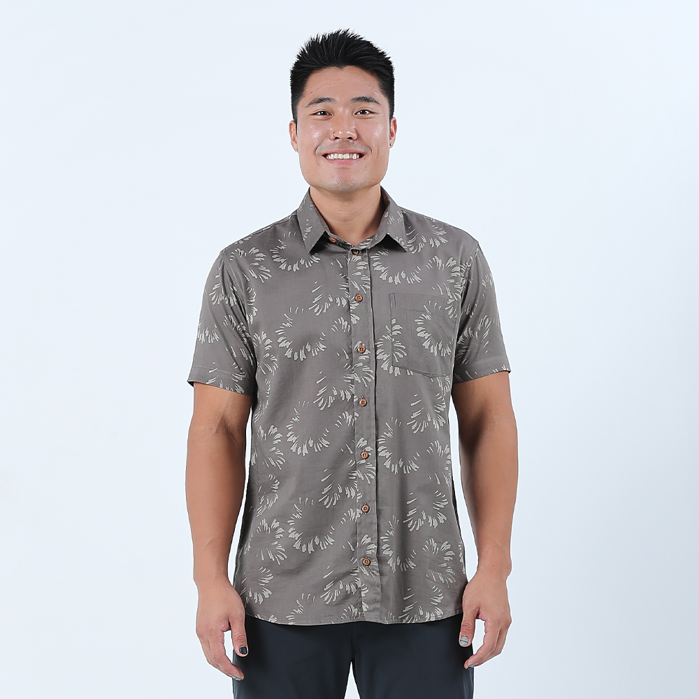 Men's Batik Shirt - Stone Paw - Batik Boutique