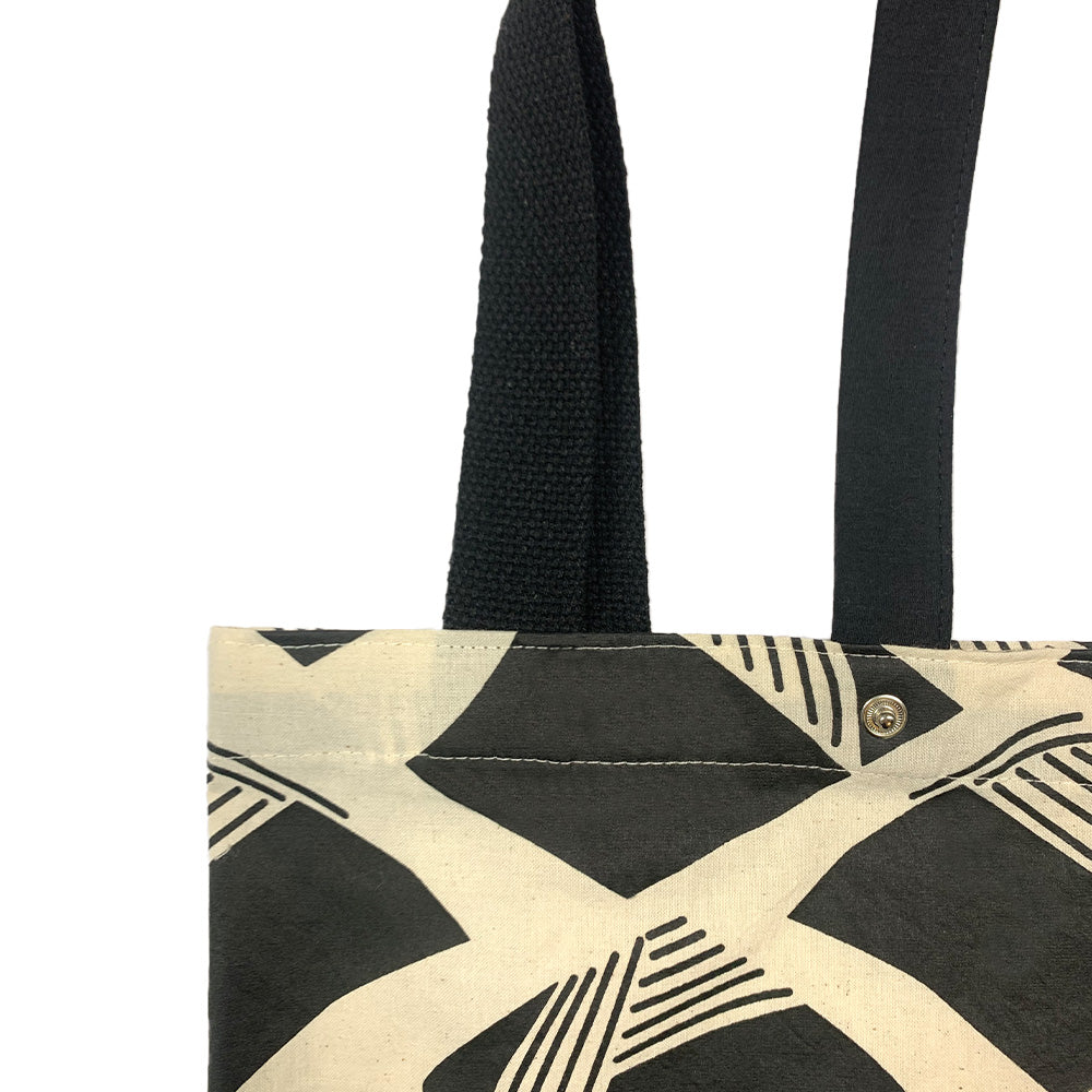 Nasi Lemak Tote Bag - Black - Batik Boutique