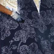 artisan photo of the Navy orchid  design 