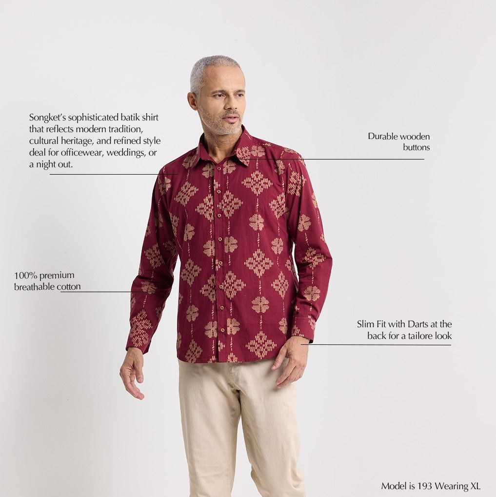 Description of ruby songket 