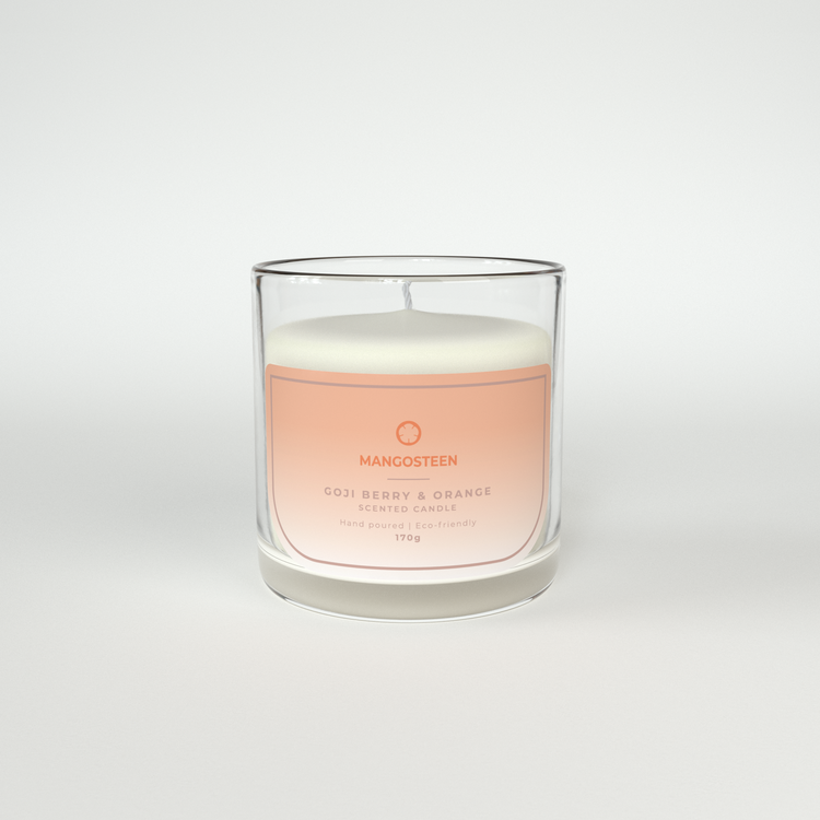 Soy Candle - Goji Berry & Orange (Mangosteen) - Batik Boutique