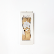 Tan Rimba Batik Headband in packaging – Batik Boutique sustainable gift