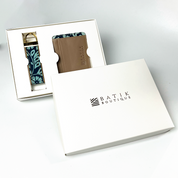 travel set teal ukir in a white box that's perfect for gifting 