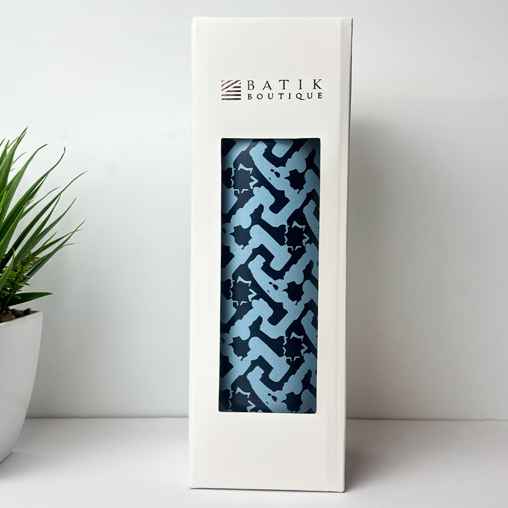 packaging off the stainless steel batik boutique tumbler 