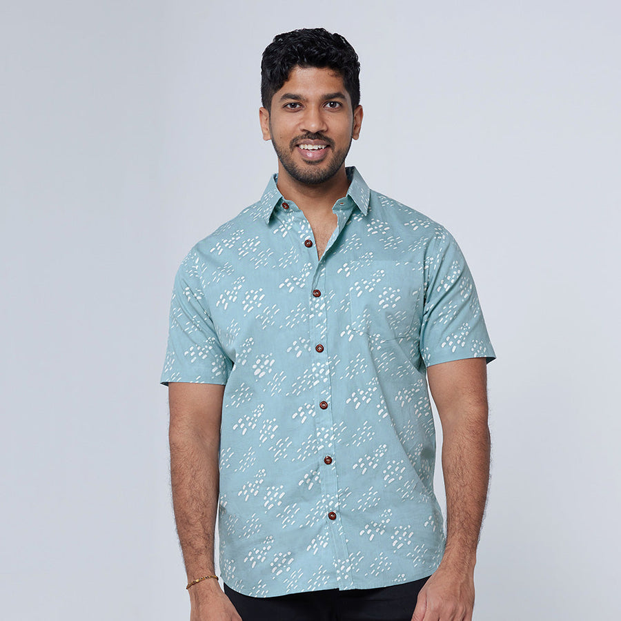 A man wearing batik shirt call Arctic Seeds 