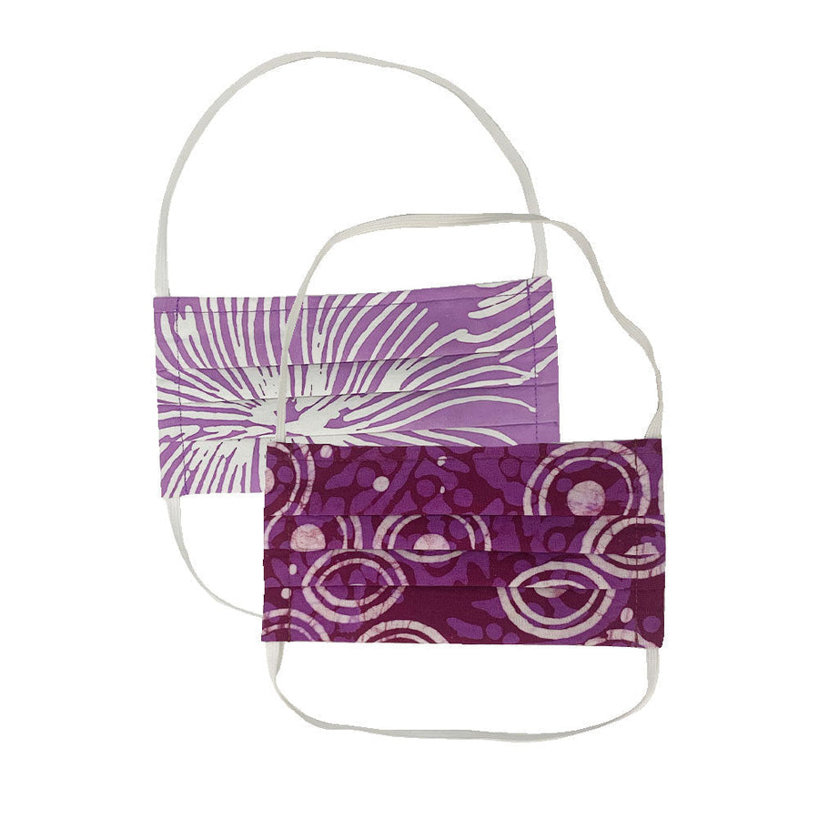 BatikFaceMask_LavenderDandelionPurpleBubble_Whitebox1