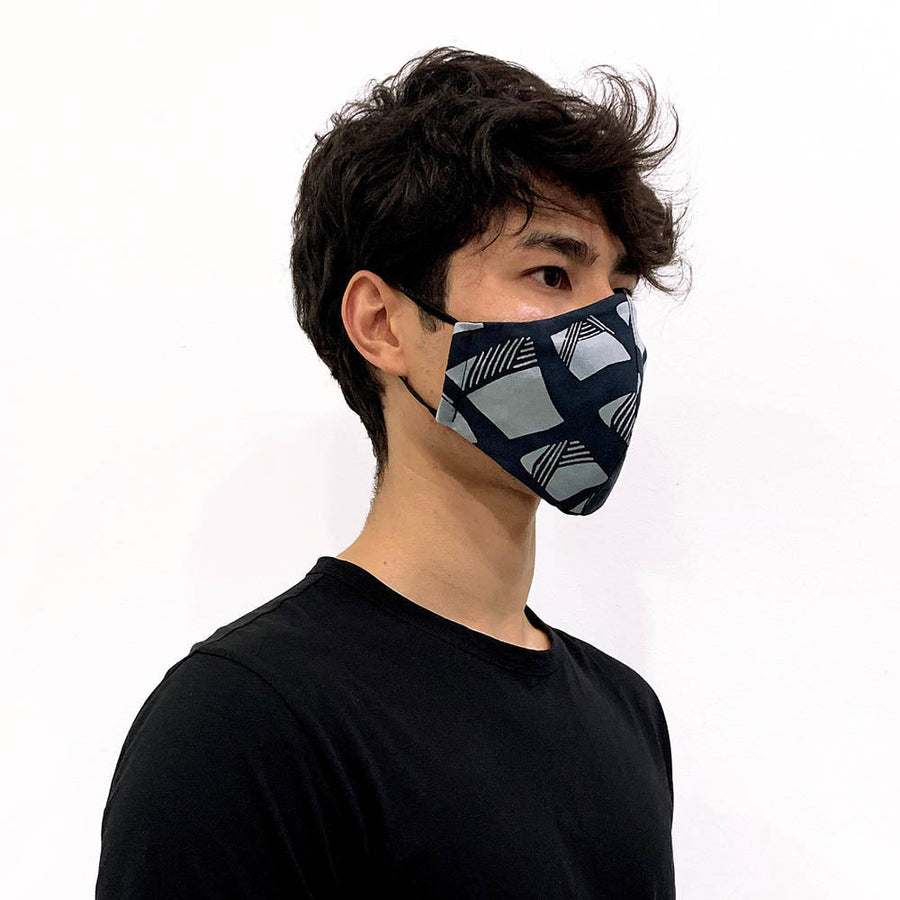 BatikRoundedMask_BlackNasiLemak_Model