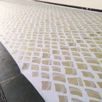 a photo of the process of batik in Nasi Lemak pattern