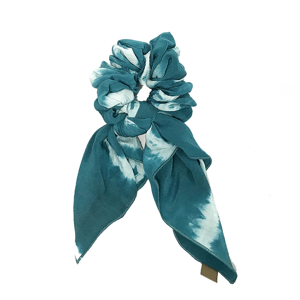 Shibori Scrunchies - Teal