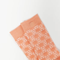 Batik-Inspired Unisex Socks - Peach Firework Batik Boutique