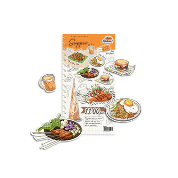 LOKA MADE Kisscut Deco Sticker - Jom Makan Supper Consignor